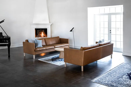 MH2614/MH2615 Sofa, Frej Leder fra Mogens Hansen - 2-Personen-Sofa - Jacobsen Plus