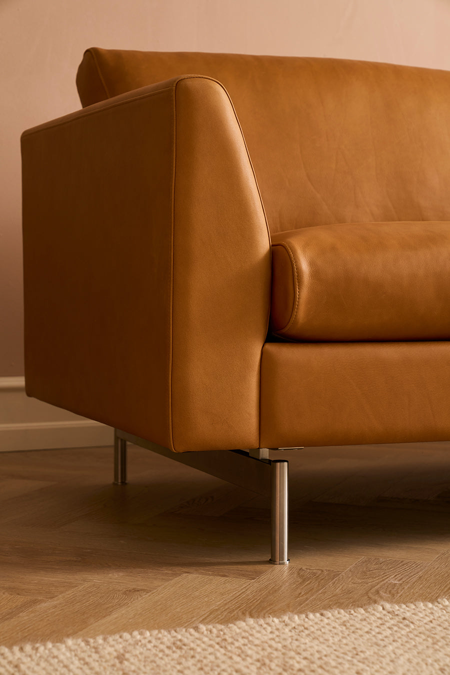 Mogens Hansen - MH272 3 pers. sofa i Frej anilinlæder - 6 - Jacobsen Plus
