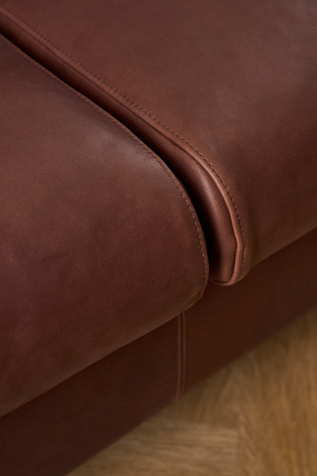 Mogens Hansen - MH272 3-Sitzer Sofa in Frej Anilinleder - Dunkelbraun - Jacobsen Plus