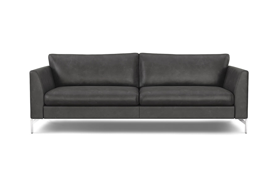 Mogens Hansen - MH272 3 pers. sofa i Frej anilinlæder - Sort - Jacobsen Plus