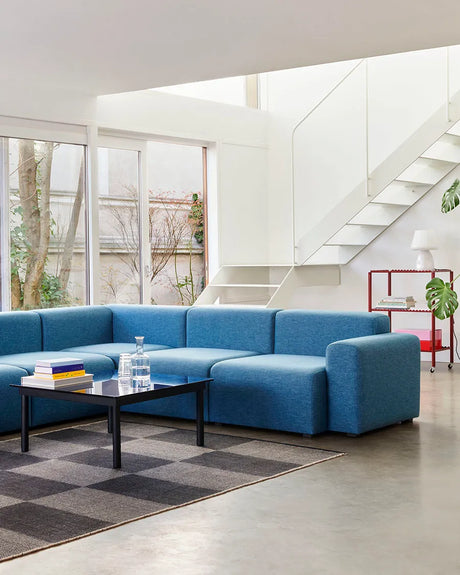 Check Rug, 200 x 300 cm von HAY - Schwarz - Jacobsen Plus