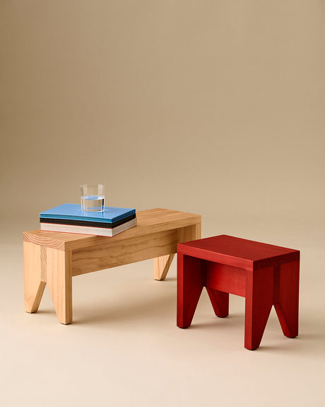 Manolito Stool, lang von HAY - Natürlich - Jacobsen Plus