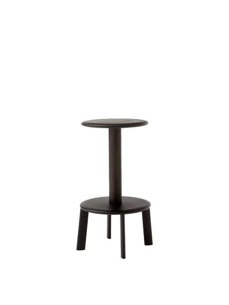 Massif AV39 Counter Stool von &Tradition - Dunkel gebeizte Eiche & Warmes Schwarz - Jacobsen Plus