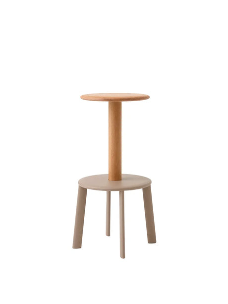 Massif AV40 Bar Stool von &Tradition - Oak & Grey Beige - Jacobsen Plus