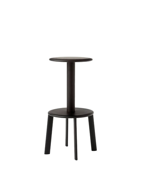 Massif AV40 Bar Stool von &Tradition - Dunkel gebeizte Eiche & Warmes Schwarz - Jacobsen Plus