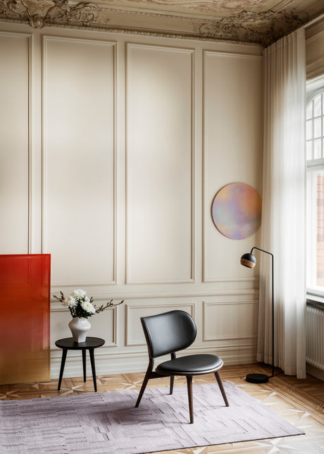The Lounge Chair, sirka graue Eiche mit schwarzem Leder von Mater - 2 - Jacobsen Plus