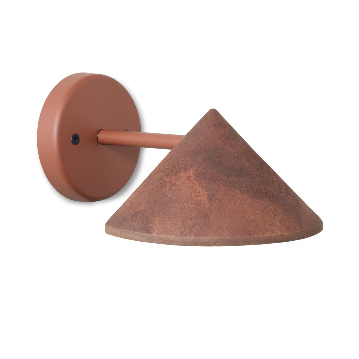 Terra væglampe fra Mater - Coffee Waste Rust Red - Hardwired - Jacobsen Plus