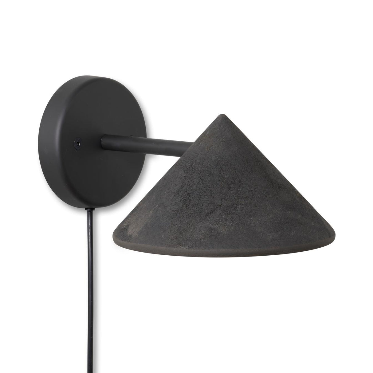 Terra væglampe fra Mater - Coffee Waste Black - Jacobsen Plus