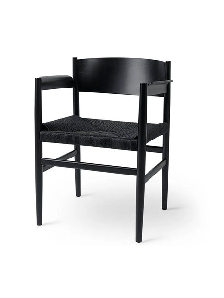Nestor Armstuhl, Schwarz Buche von Mater - 1 - Jacobsen Plus