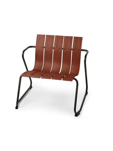 Ocean Lounge-Sessel, burnt red von Mater - 1 - Jacobsen Plus