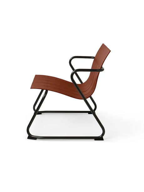Ocean Lounge-Sessel, burnt red von Mater - 3 - Jacobsen Plus