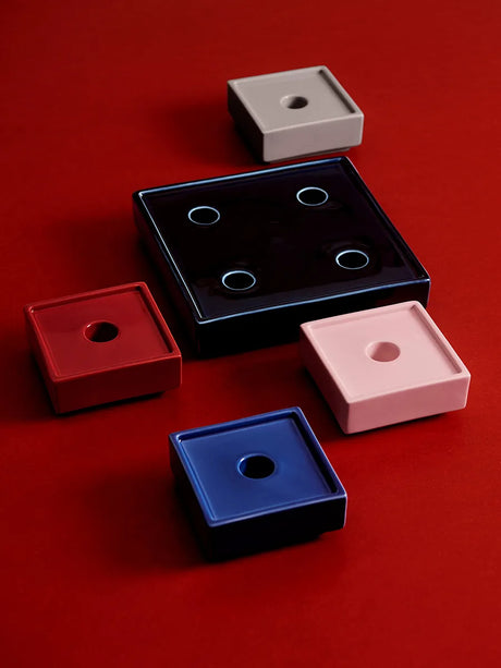 Mattone Candleholder, small von HAY - Rot - Jacobsen Plus
