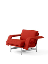Meantime AV29 Lounge Chair fra &Tradition - Fiord 0571 / Poleret aluminium - Jacobsen Plus