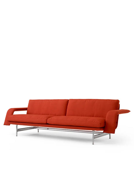Meantime AV31 3-Personen Sofa von &Tradition - Fiord 0571 / Poliertes Aluminium - Jacobsen Plus