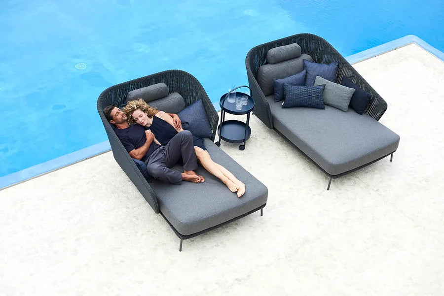 Mega Daybed, venstre, inkl. hyndesæt fra Cane-line - 3 - Jacobsen Plus