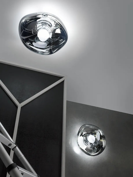 Melt Surface Wandleuchte, Chrom von Tom Dixon - 3 - Jacobsen Plus