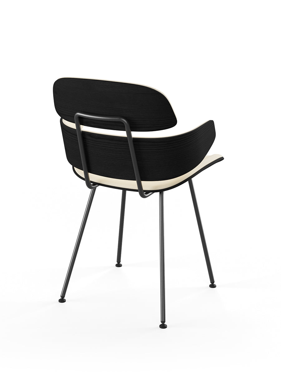 Midas Armstuhl, creme Leder von Naver Collection