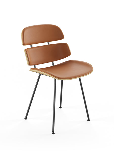 Midas Stuhl, cognac Leder von Naver Collection - Esche Öl - Jacobsen Plus