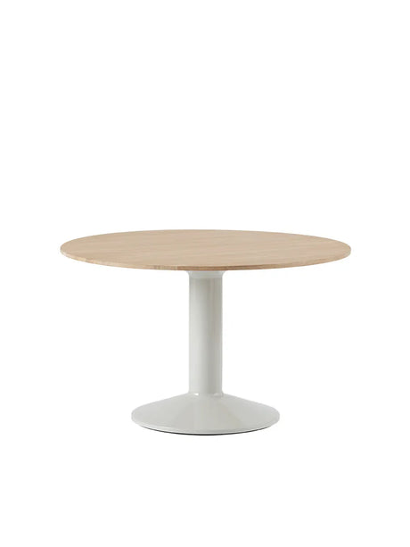 Midst Table Ø 120 cm, geölte Eiche von Muuto - Geölte Eiche - Grau - Jacobsen Plus