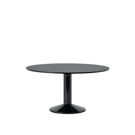 Midst Table Ø 140 cm, fra Muuto - Black Linoleum - Black - Jacobsen Plus
