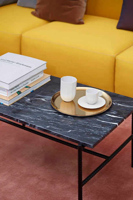 Rebar Coffee Table von HAY - Schwarz / Schwarz Marble - Jacobsen Plus
