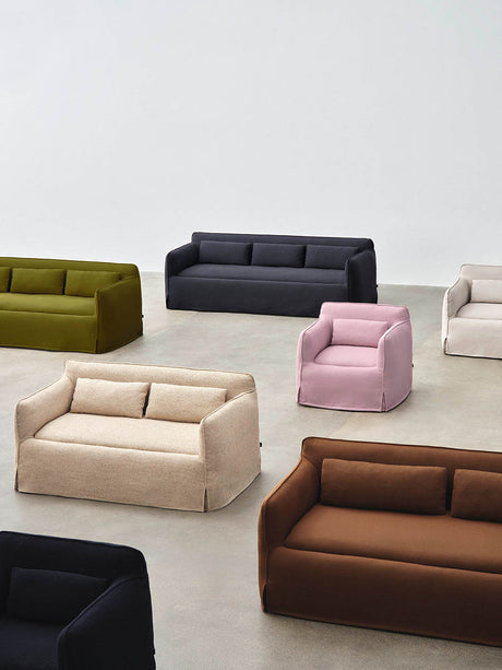 Cover für Mimi 2-Sitzer Sofa von HAY - Linara 100 - Jacobsen Plus
