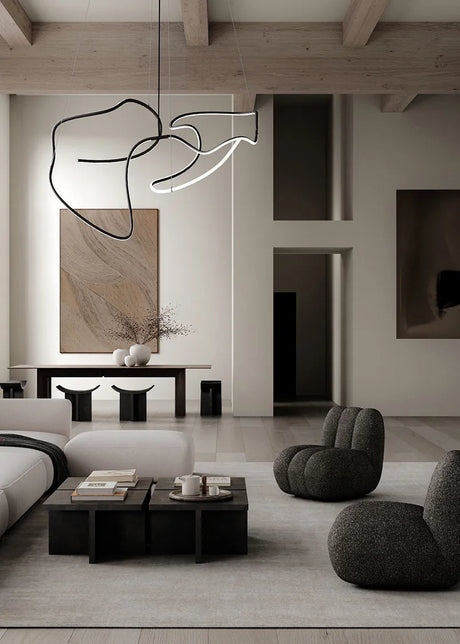 Ghost Chandelier, Big, Burned Black von 101 Copenhagen - 2 - Jacobsen Plus