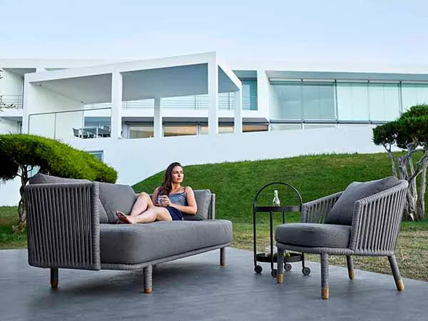 Moments 3 pers. Sofa inkl. Kissen von Cane-line - 4 - Jacobsen Plus