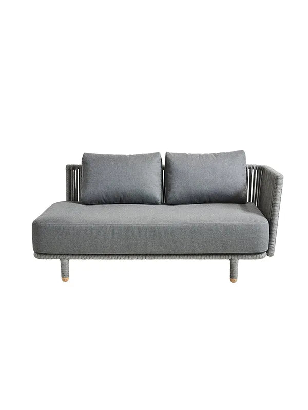 Moments 2 pers. Sofa venstre inkl. hynder fra Cane-line - 1 - Jacobsen Plus