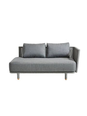 Moments 2 pers. Sofa venstre inkl. hynder fra Cane-line