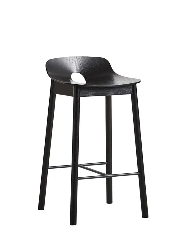 Mono Barhocker von Woud - Lav (Sitzhöhe 65 cm) / Schwarz - Jacobsen Plus