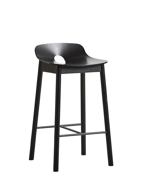 Mono Barhocker von Woud - Lav (Sitzhöhe 65 cm) / Schwarz - Jacobsen Plus
