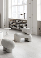 Big Foot Bench Petit, bouclé fra 101 Copenhagen - 2 - Jacobsen Plus