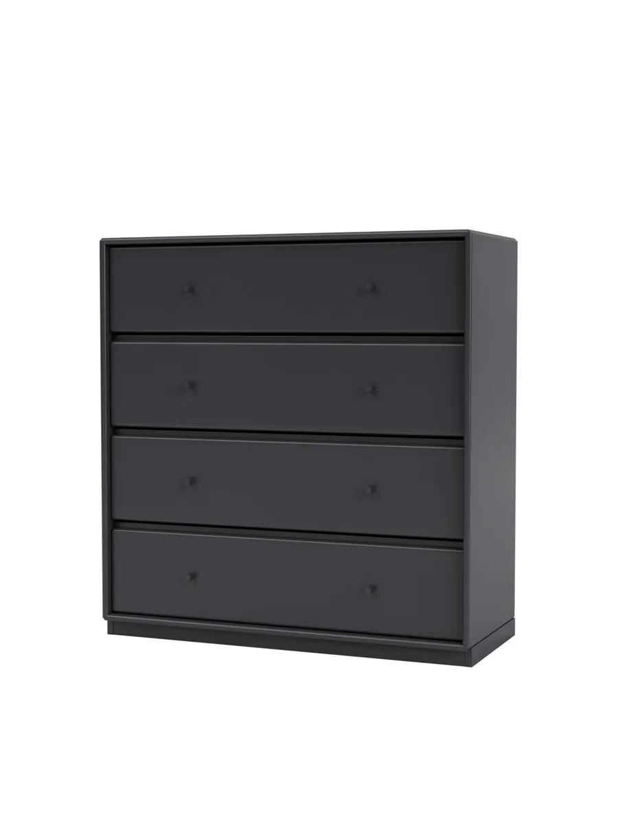 1125 kommode inkl. sokkel fra Montana - Anthracite / Sokkel 3 cm - Jacobsen Plus