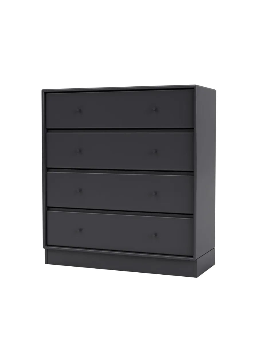 1125 kommode inkl. sokkel fra Montana - Anthracite / Sokkel 7 cm - Jacobsen Plus