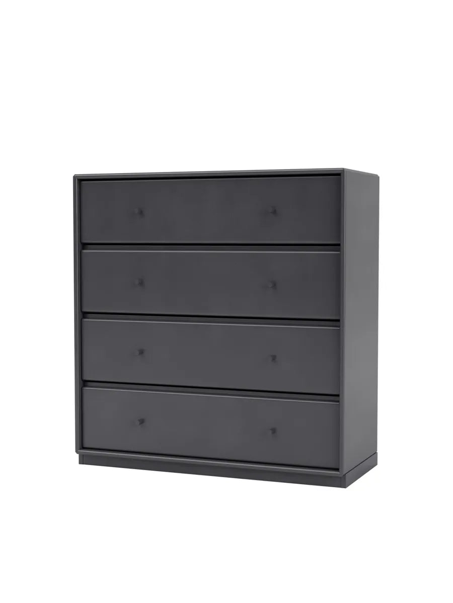 1125 kommode inkl. sokkel fra Montana - Coal / Sokkel 3 cm - Jacobsen Plus