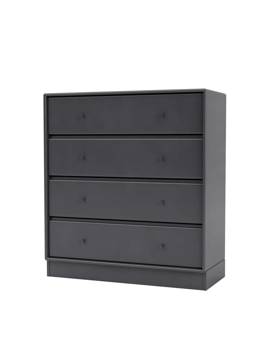 1125 kommode inkl. sokkel fra Montana - Coal / Sokkel 7 cm - Jacobsen Plus