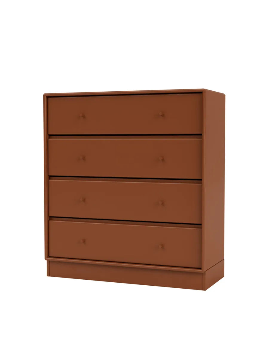 1125 kommode inkl. sokkel fra Montana - Hazelnut / Sokkel 7 cm - Jacobsen Plus