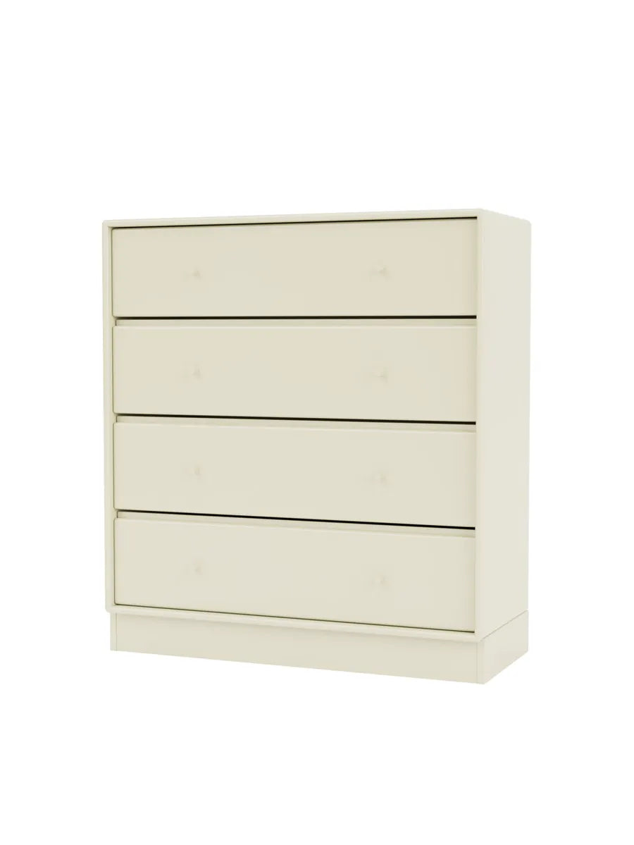 1125 kommode inkl. sokkel fra Montana - Vanilla / Sokkel 7 cm - Jacobsen Plus