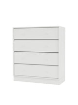 1125 kommode inkl. sokkel fra Montana - White / Sokkel 7 cm - Jacobsen Plus