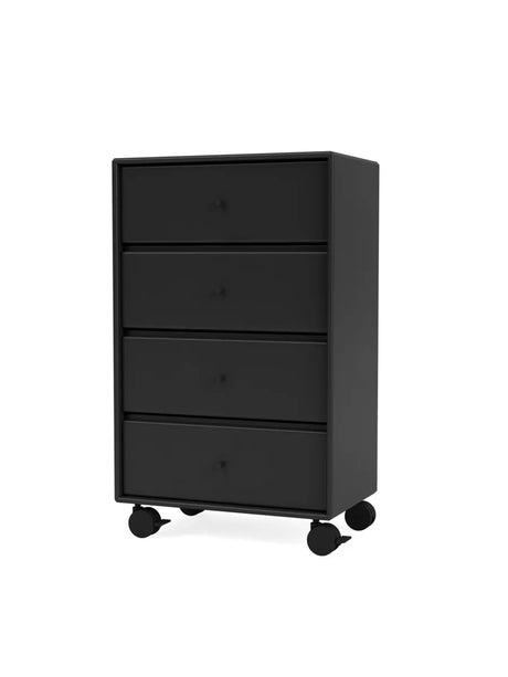 1143 skuffemodul inkl. hjul fra Montana - Black / 30 cm - Jacobsen Plus