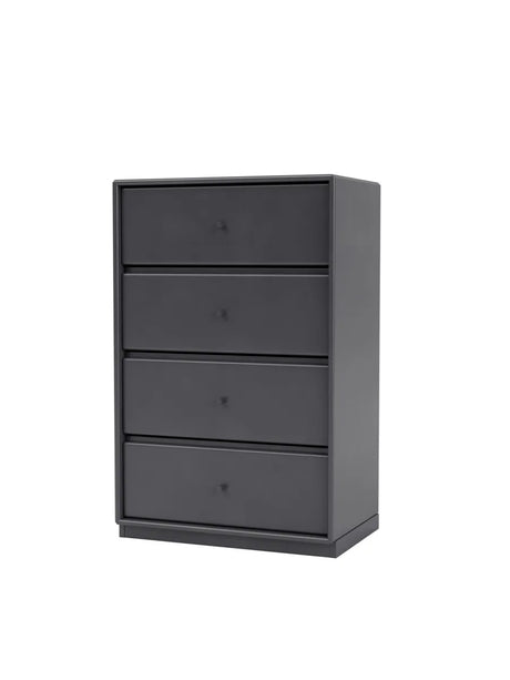 1143 skuffemodul inkl sokkel fra Montana - Coal / Sokkel 3 cm / 30 cm - Jacobsen Plus