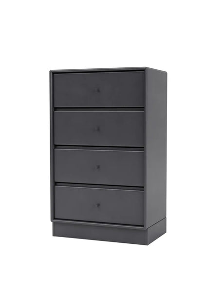1143 skuffemodul inkl sokkel fra Montana - Coal / Sokkel 7 cm / 38 cm - Jacobsen Plus