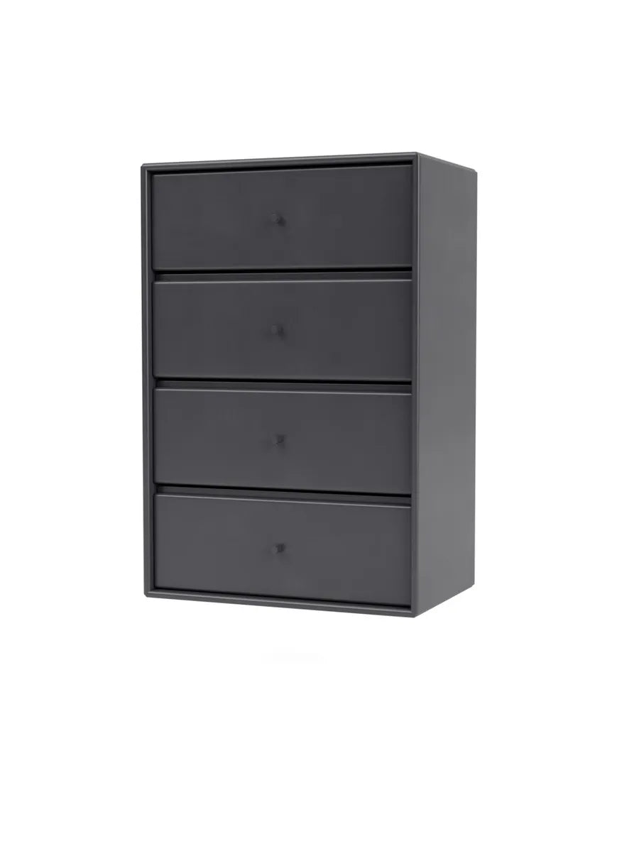 1143 skuffemodul inkl. ophæng fra Montana - Coal / 30 cm - Jacobsen Plus