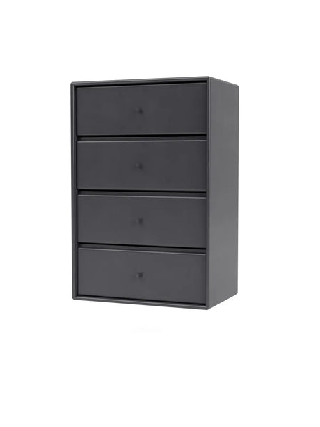 1143 skuffemodul inkl. ophæng fra Montana - Coal / 30 cm - Jacobsen Plus