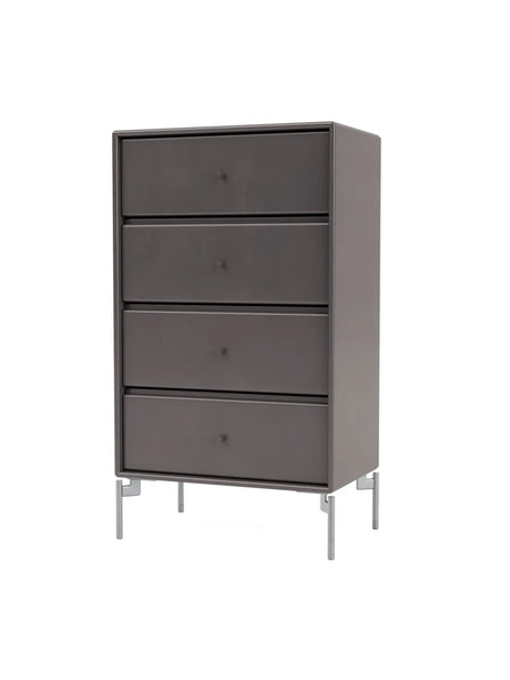 1143 skuffemodul inkl. ben fra Montana - Coffee / Krom / 38 cm - Jacobsen Plus