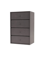 1143 skuffemodul inkl. ophæng fra Montana - Coffee / 38 cm - Jacobsen Plus