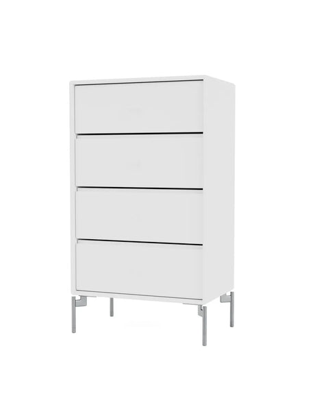 1143 skuffemodul inkl. ben fra Montana - New white / Krom / 38 cm - Jacobsen Plus