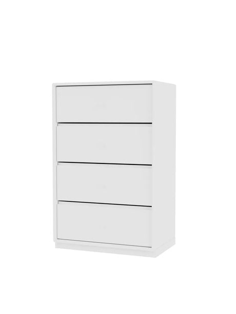 1143 skuffemodul inkl sokkel fra Montana - New white / Sokkel 3 cm / 38 cm - Jacobsen Plus