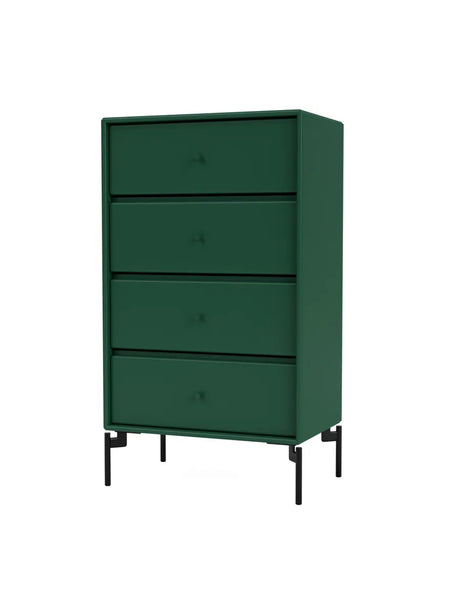 1143 skuffemodul inkl. ben fra Montana - Pine / Black / 38 cm - Jacobsen Plus